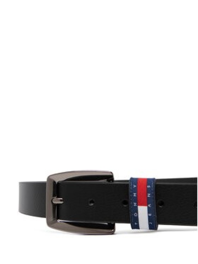 Tommy Jeans Pasek Tjw Bold Flag 3.0 AW0AW18099 Czarny