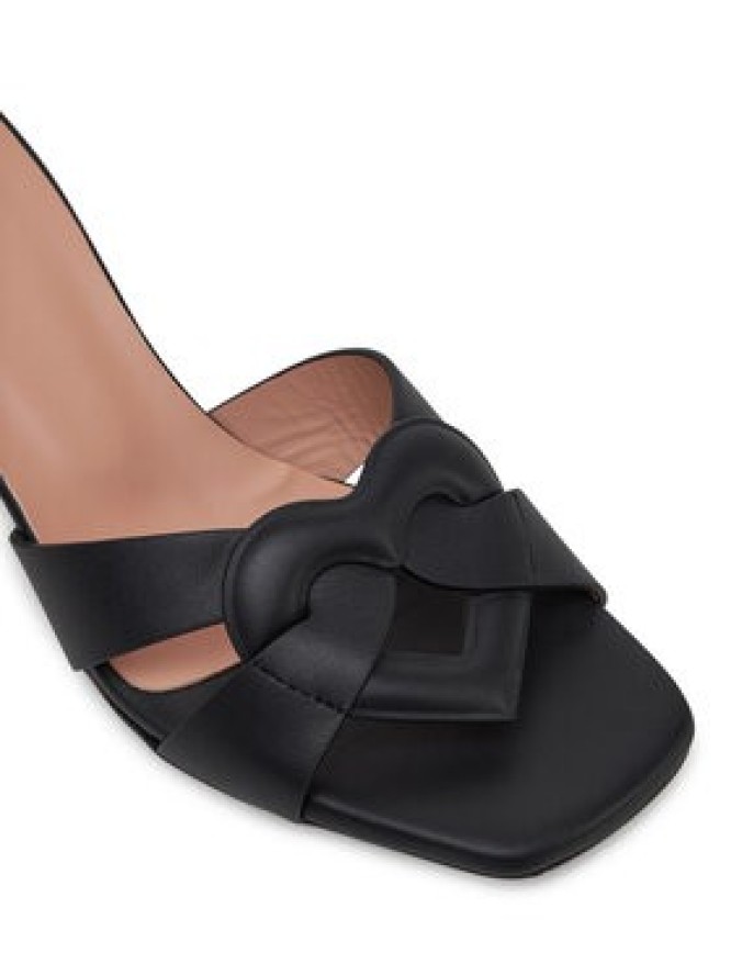 LOVE MOSCHINO Klapki JA28065G1MIA0000 Czarny