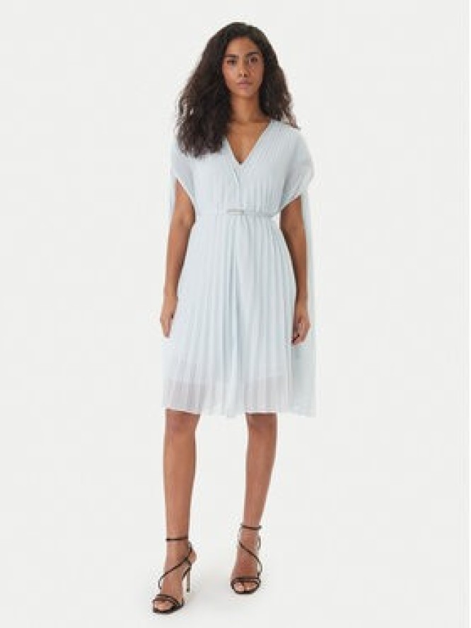 BOSS Sukienka koktajlowa Doplisse 50558254 Błękitny Relaxed Fit