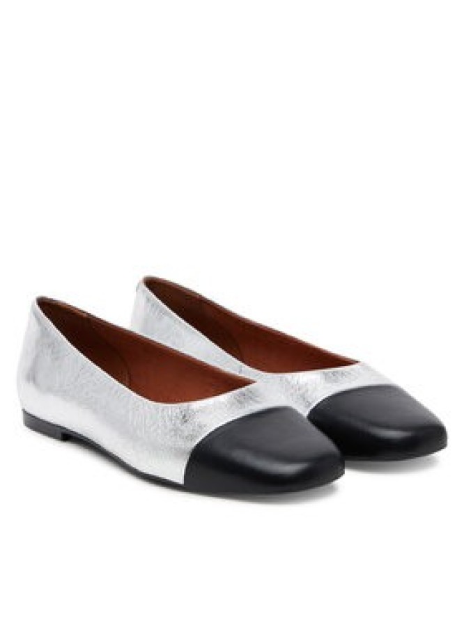 Vagabond Shoemakers Baleriny Jolin 5508-619-72 Srebrny