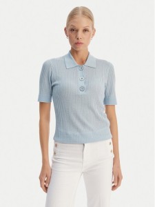 Liu Jo Polo WA6285 MS46J Błękitny Slim Fit