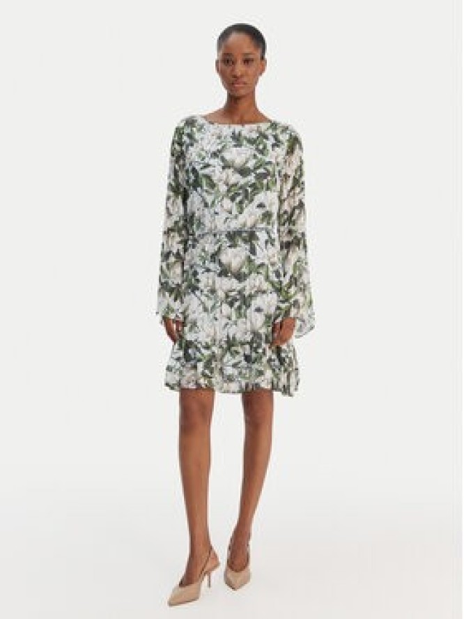 Guess Sukienka codzienna W6RK37 WJ712 Zielony Regular Fit