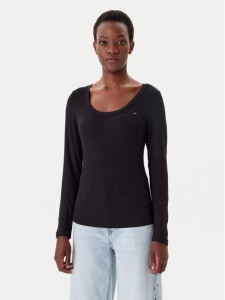 Tommy Jeans Bluzka DW0DW20921 Czarny Regular Fit