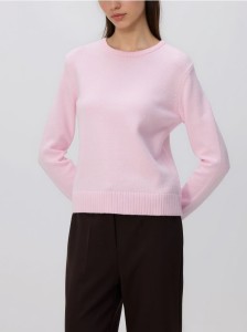 Sweter z wiskozą - różowy