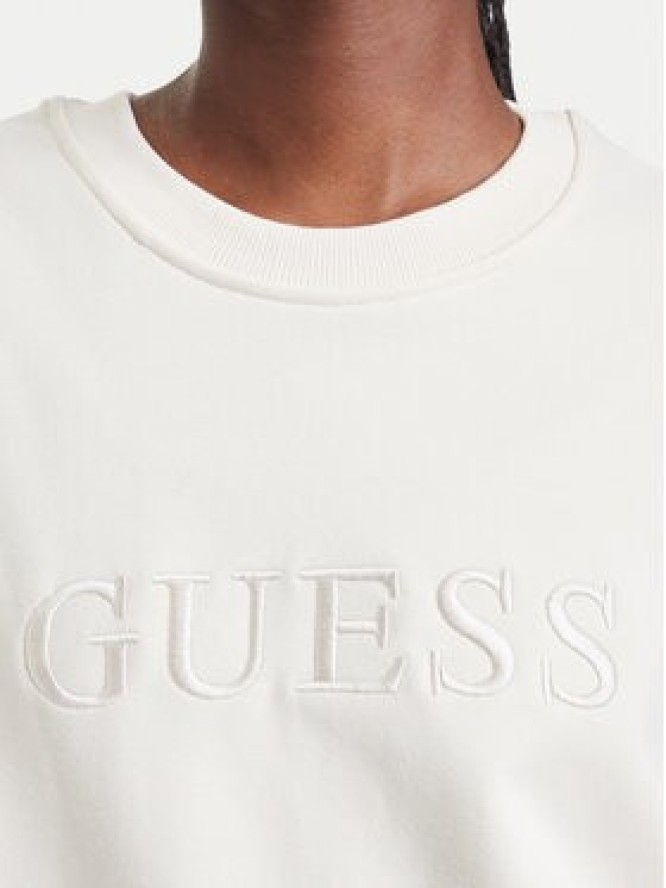 Guess Bluza O5RQ03 KCO31 Beżowy jasny Regular Fit