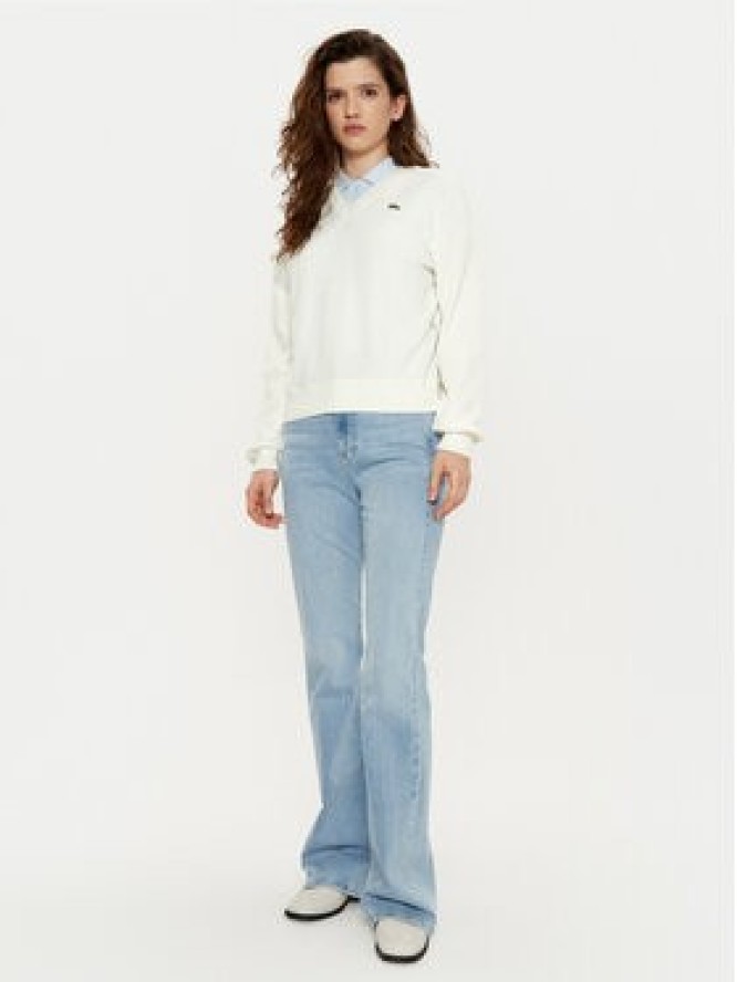 Lacoste Sweter AF5622 Écru Regular Fit