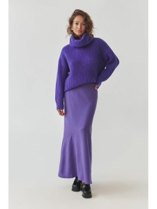 TATUUM Wełniana spódnica "Paloma 1" w kolorze fioletowym rozmiar: 36