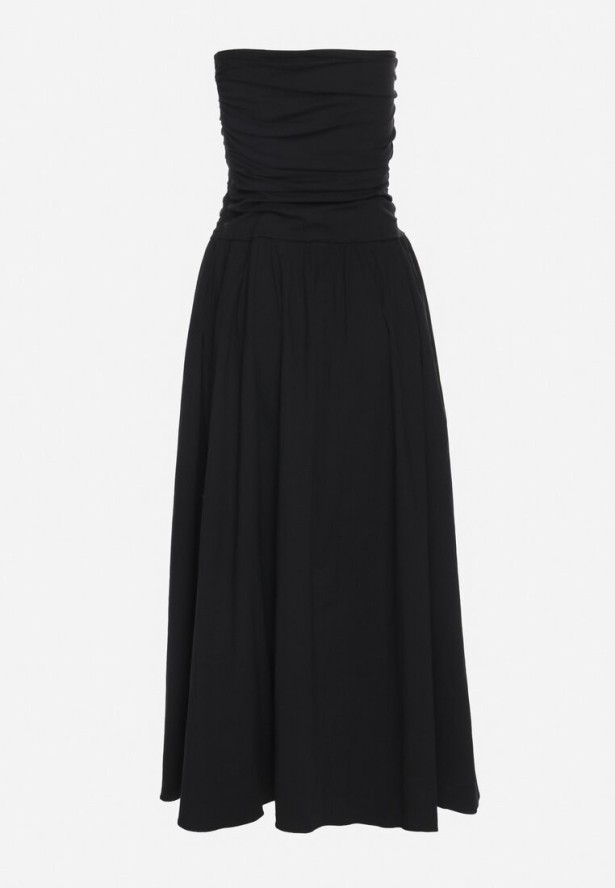 Czarna Sukienka z Bawełny Typu Bodycon Filarose