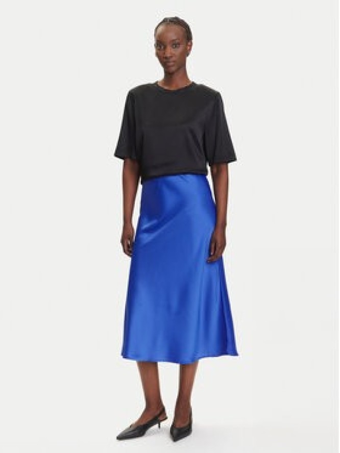 YAS Spódnica trapezowa Pella 26030737 Niebieski Regular Fit