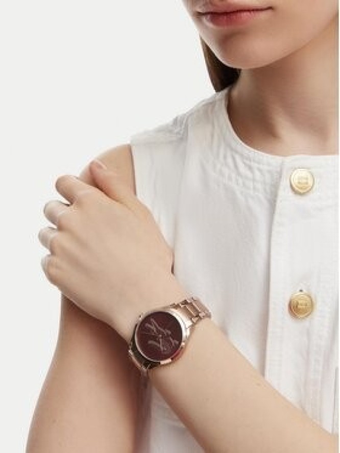 Lacoste Zegarek Ladycroc 2001191 Różowe złoto