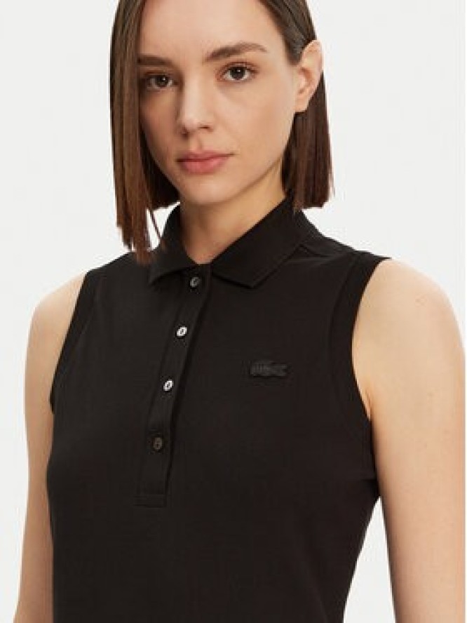 Lacoste Polo PF5445 Czarny Slim Fit