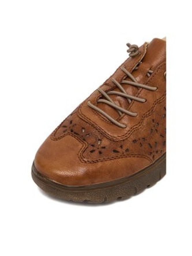 Rieker Półbuty N1358-22 Brązowy