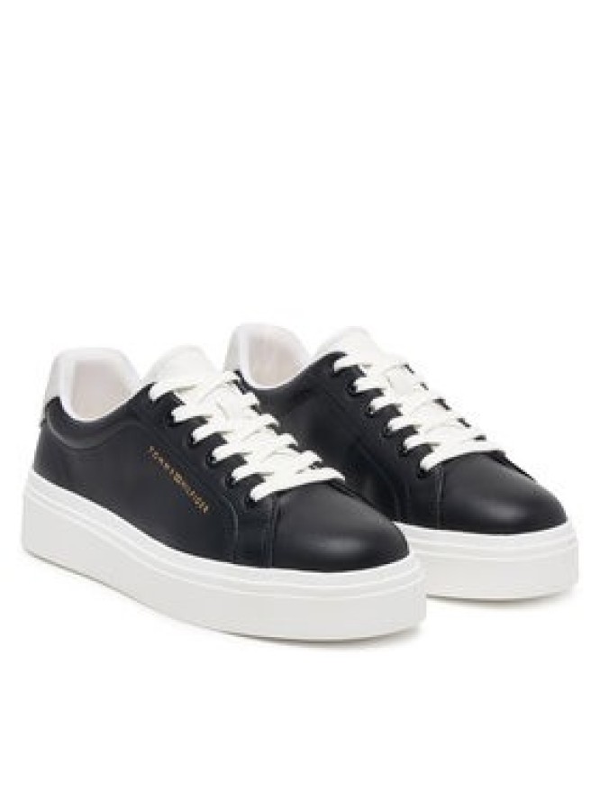 Tommy Hilfiger Sneakersy Th Feminine Platform Monogram FW0FW09594 Czarny