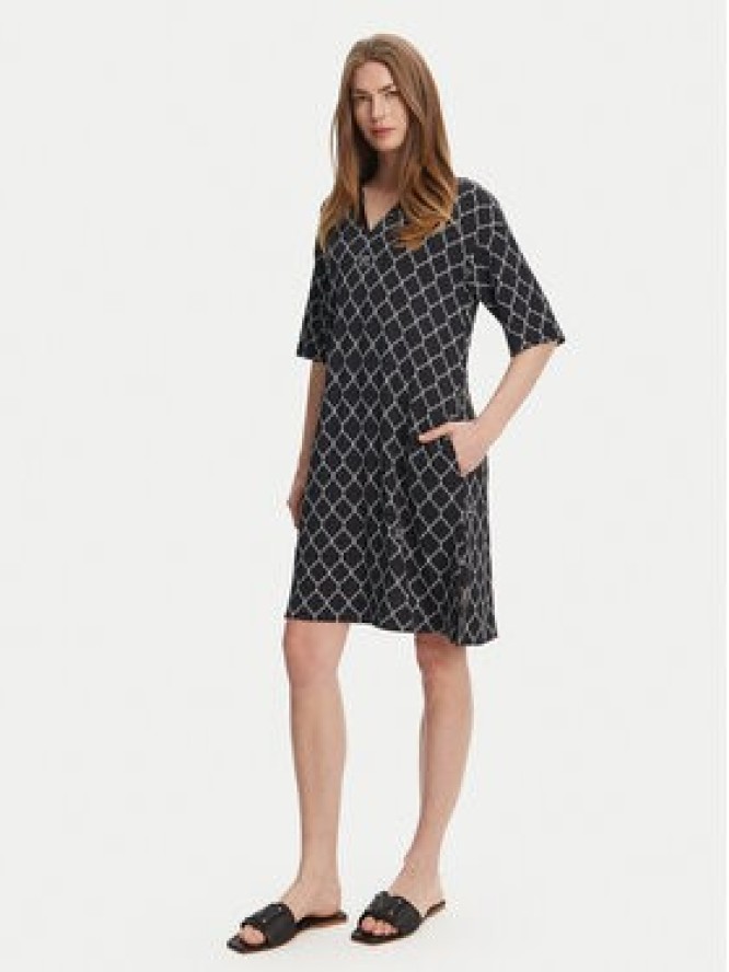 Max Mara Beachwear Sukienka codzienna Aidone 2516621079 Czarny Relaxed Fit