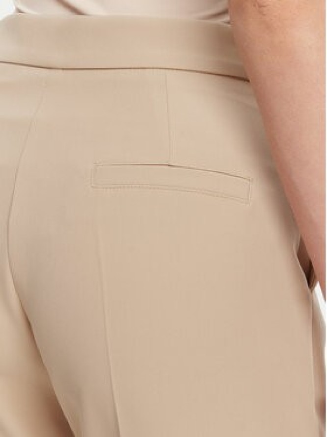 Maryley Spodnie materiałowe 25EB587/43PG Beżowy Regular Fit