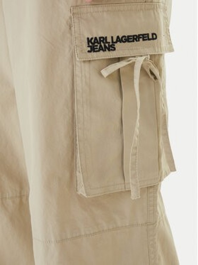 Karl Lagerfeld Jeans Spodnie materiałowe B1W10087 Zielony Regular Fit