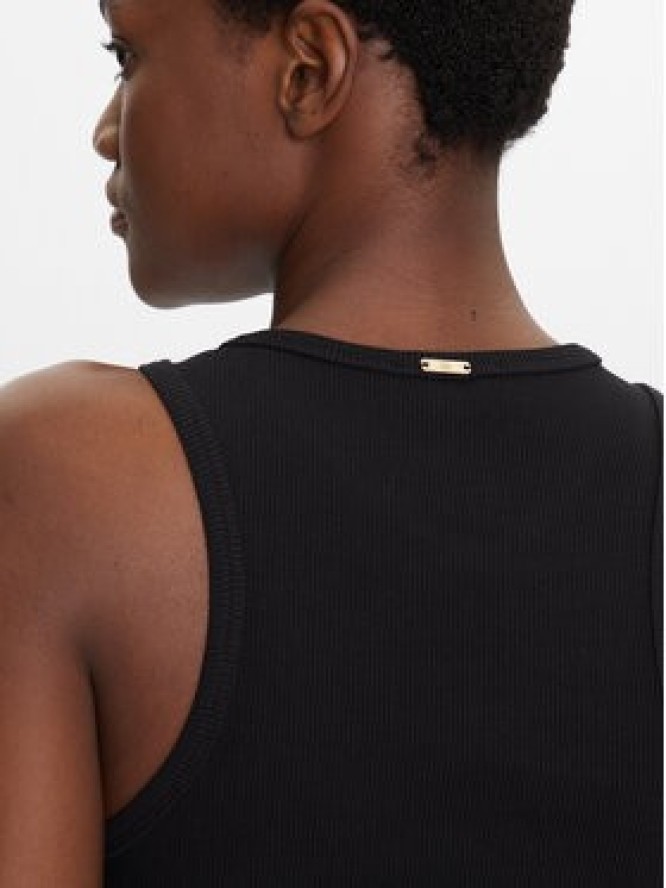 Fracomina Top FS25ST2009J401R9 Czarny Slim Fit