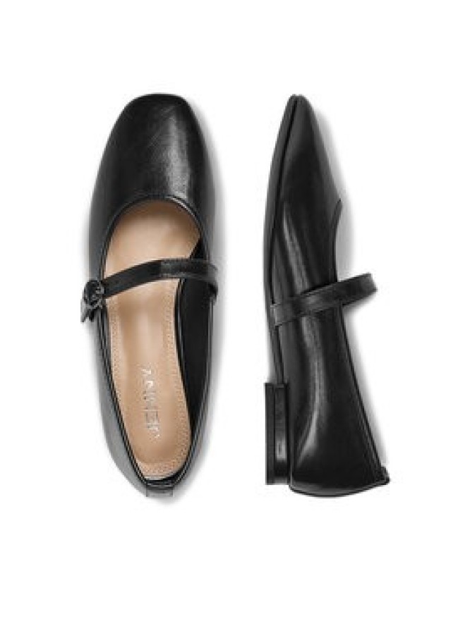 JENNY Baleriny CEO-CWBFP5-07A Czarny