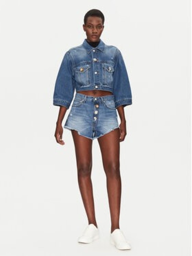 ViCOLO Szorty jeansowe DD5215 Granatowy Regular Fit