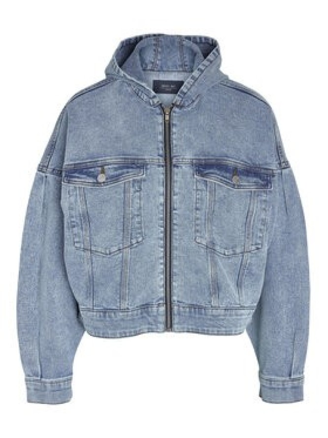 Noisy May Kurtka jeansowa Alviva 27028452 Niebieski Relaxed Fit
