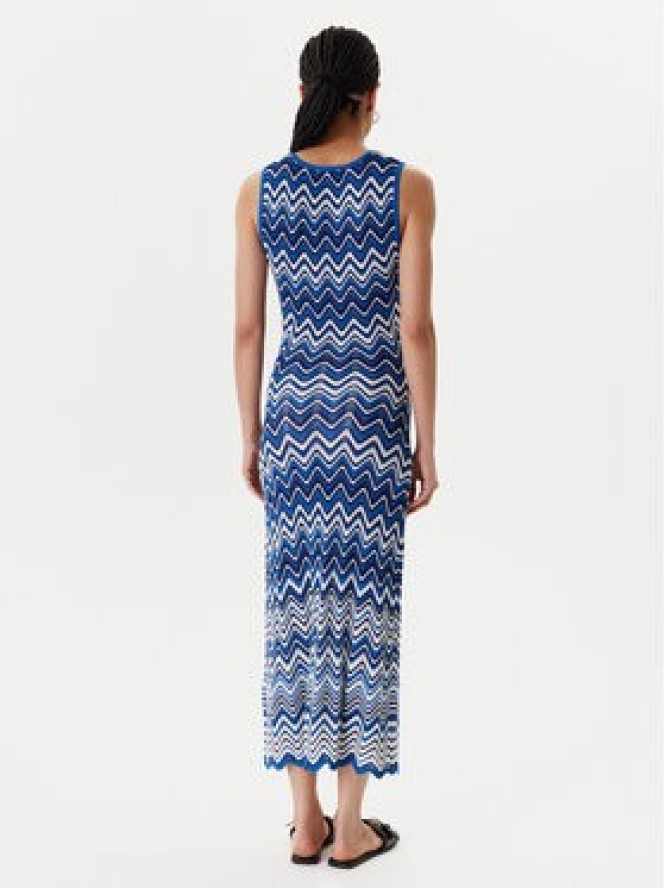 Morgan Sukienka dzianinowa 251-RMORTI Niebieski Slim Fit