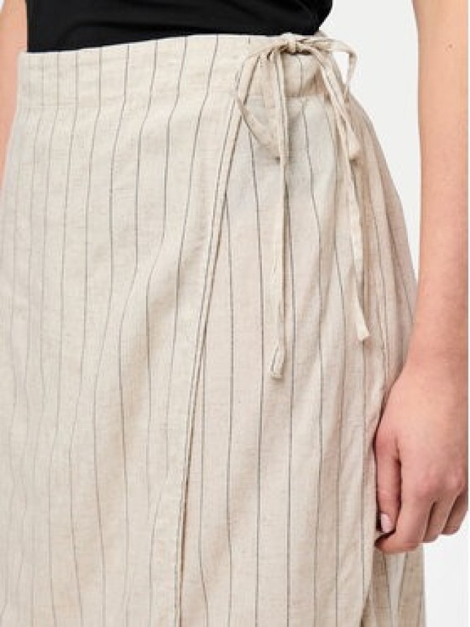 Pieces Spódnica mini Pia 17151891 Beżowy Regular Fit