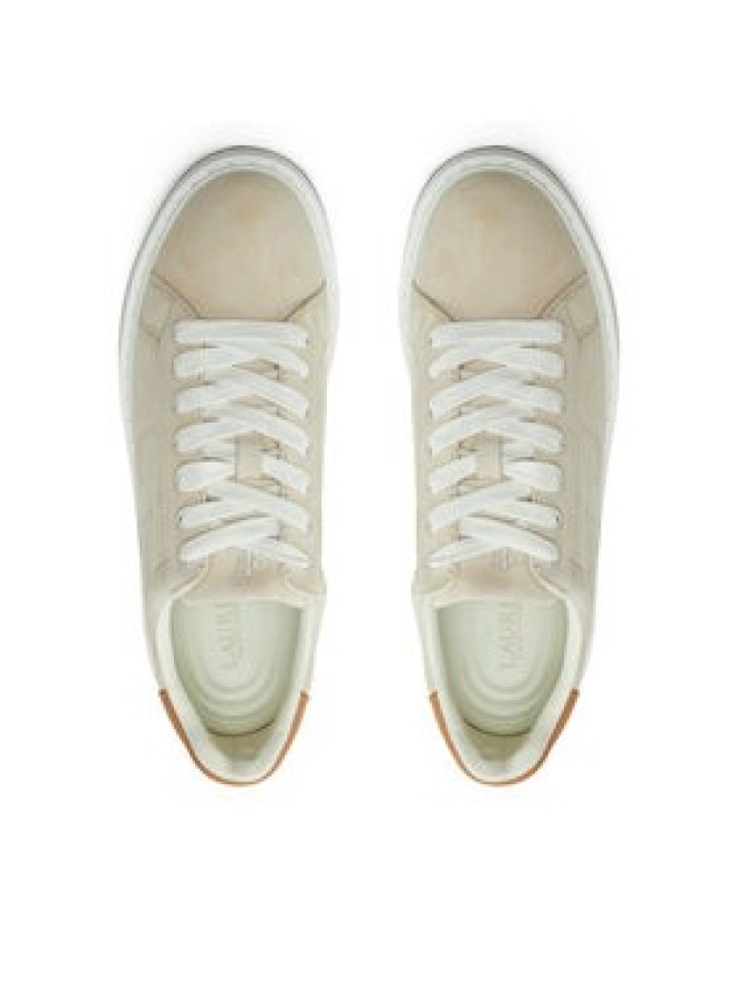 Lauren Ralph Lauren Sneakersy 802946811001 Beżowy