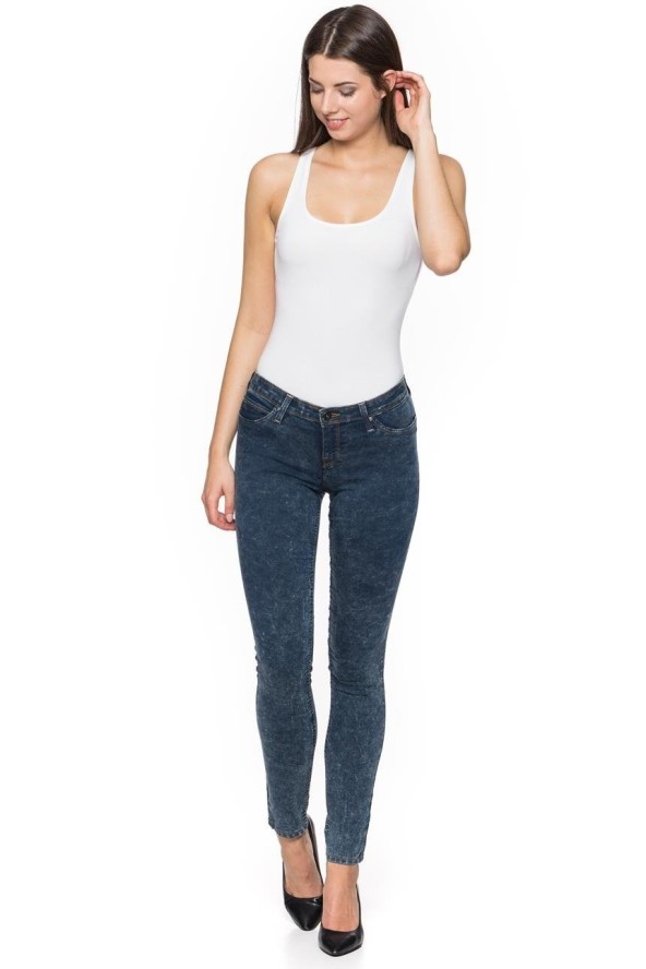 SPODNIE DAMSKIE LEE TOXEY MARBLE BLUE L527AQAS