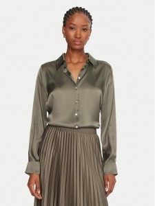 Marella Koszula Bunny 2523116015 Zielony Regular Fit