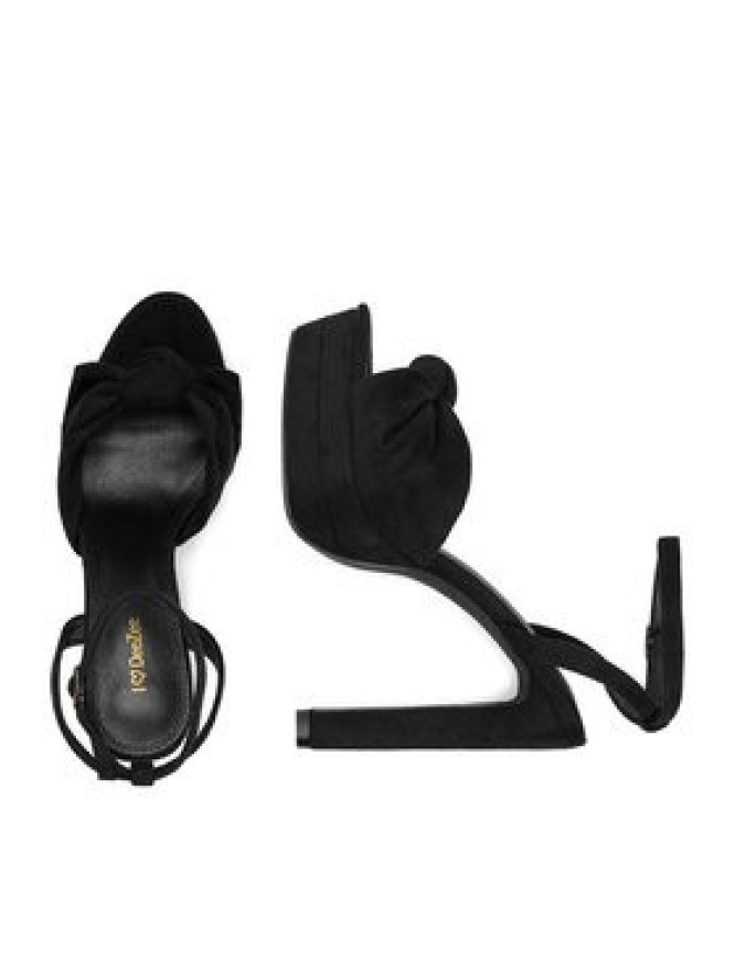 DeeZee Sandały MAYA BLACK SU Czarny