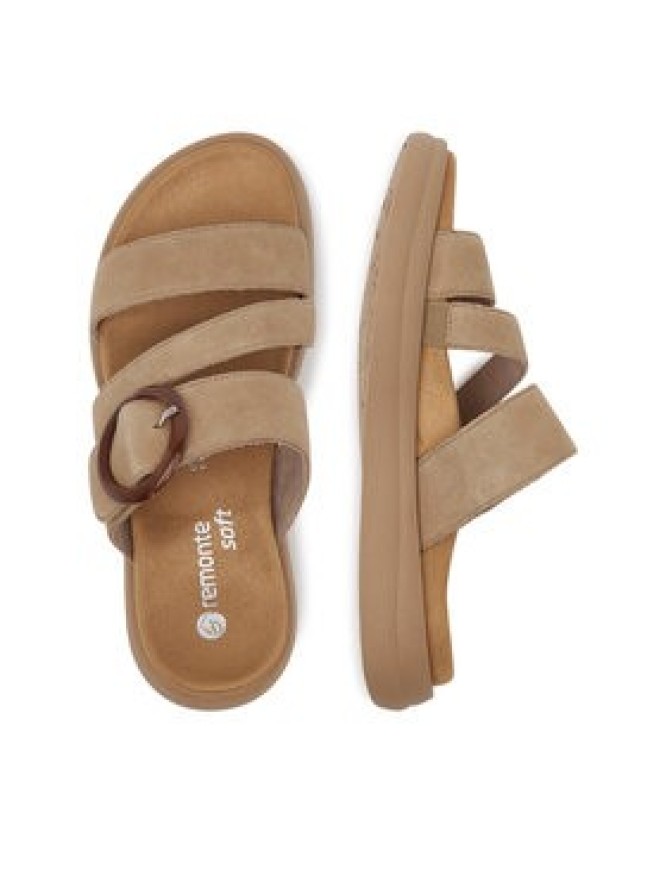 Remonte Klapki D2N53-62 Beżowy