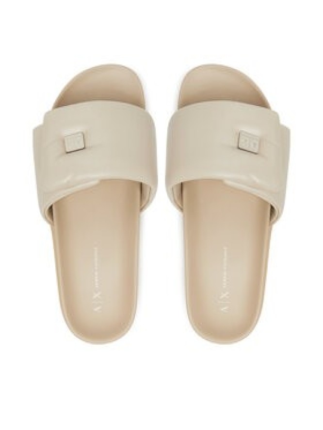 Armani Exchange Klapki XDP061 XV926 01819 Écru