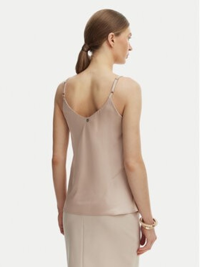 Rinascimento Top CFC0127685003 Beżowy Regular Fit