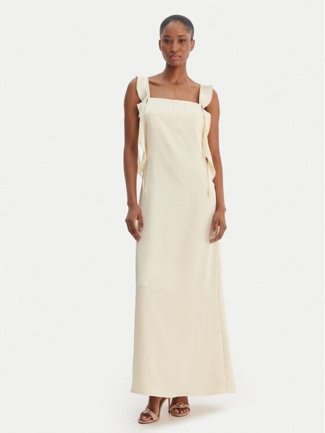 Vero Moda Sukienka koktajlowa Eloisa 10340914 Żółty Slim Fit