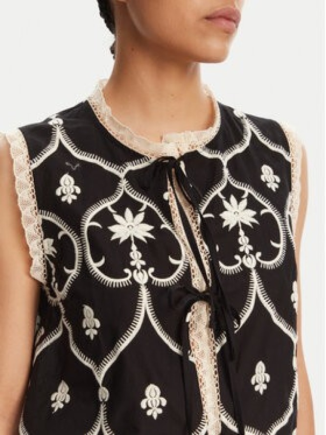 Devotion TWINS Bluzka Canny 025.040G Czarny Regular Fit