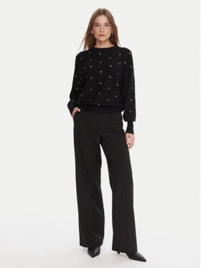 Lola Casademunt by Maite Sweter MF2511023 Czarny Oversize