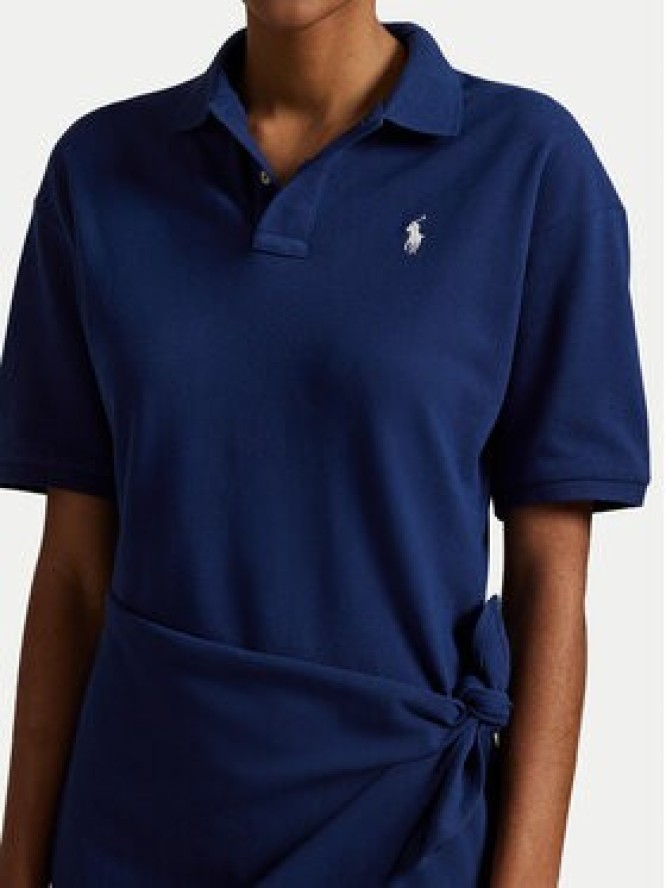 Polo Ralph Lauren Sukienka codzienna 211A88516001 Granatowy Straight Fit
