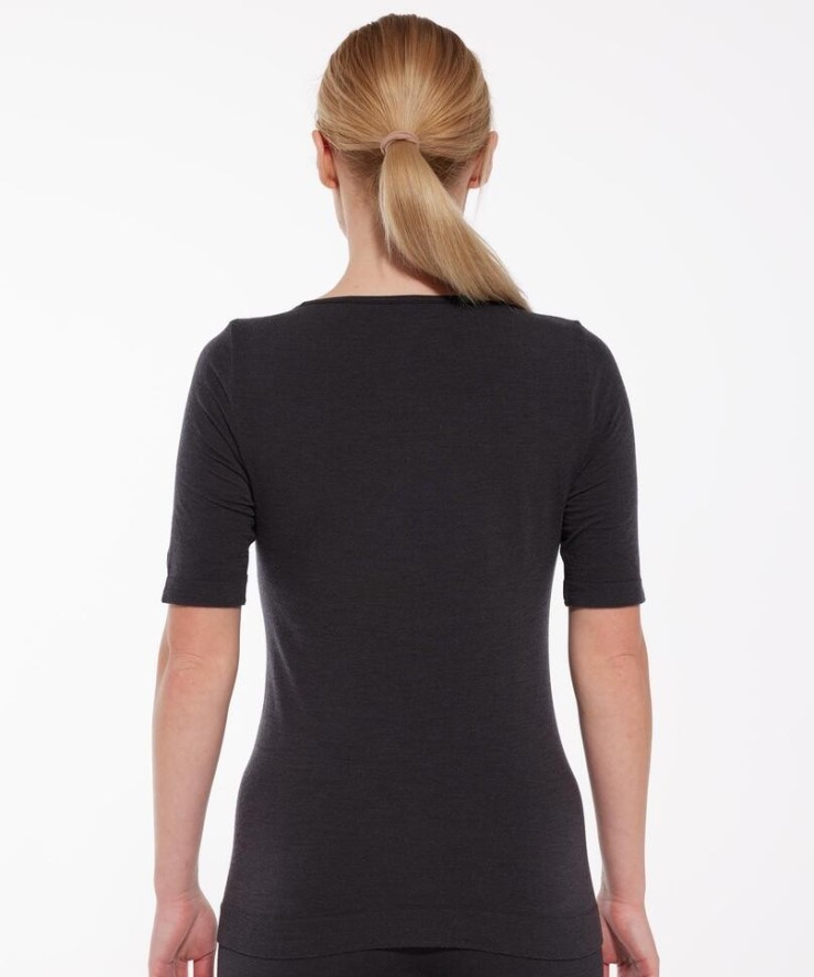 Koszulka damska z krótkim rękawem Brubeck JOGA MERINO