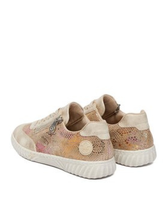 Rieker Sneakersy N0902-90 Złoty