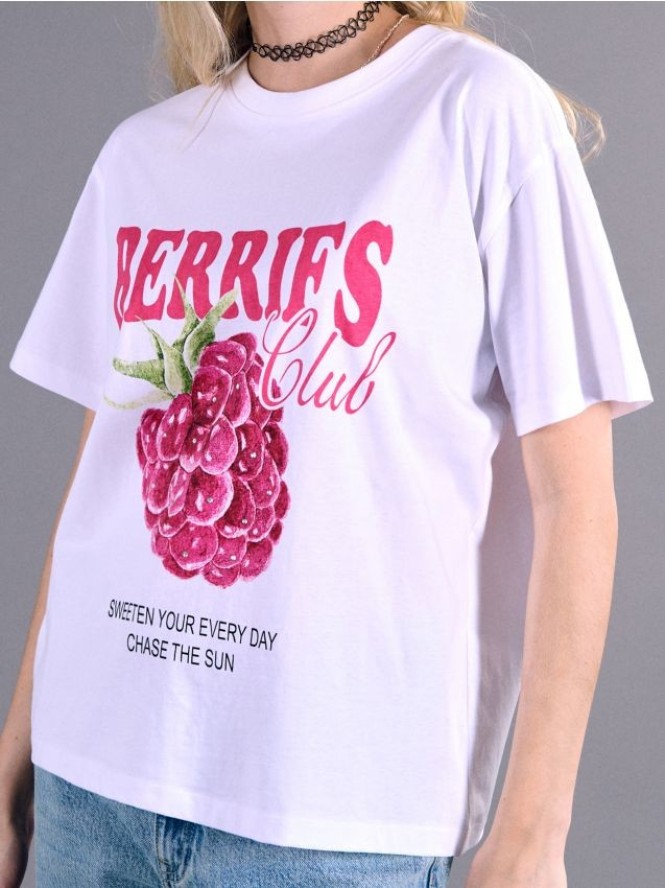 Koszulka z nadrukiem - biały