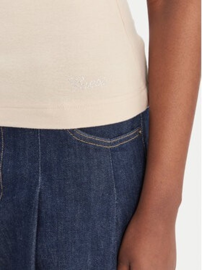 Guess Bluzka W6RP16 KD012 Beżowy Regular Fit