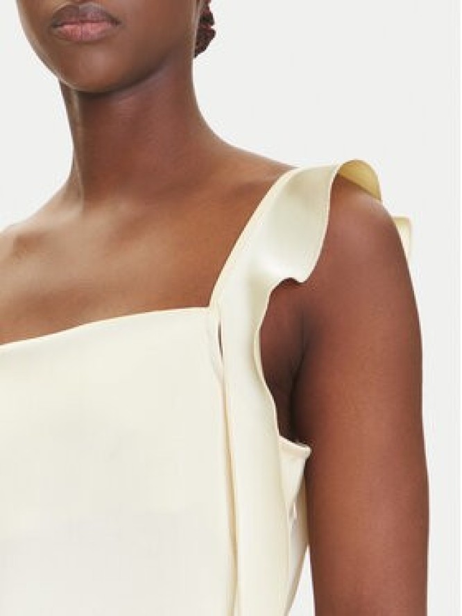 Vero Moda Sukienka koktajlowa Eloisa 10340914 Żółty Slim Fit