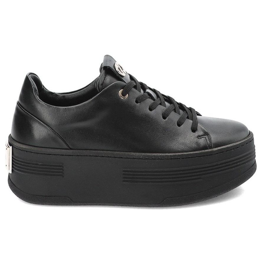 Czarne Sneakersy Carinii Modne Obuwie Damskie
