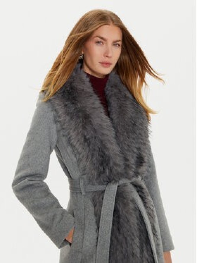 Marciano Guess Płaszcz wełniany 4BGL09 9957Z Szary Regular Fit