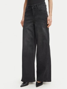 Fracomina Jeansy FP26WV3013D40493 Czarny Flared Leg