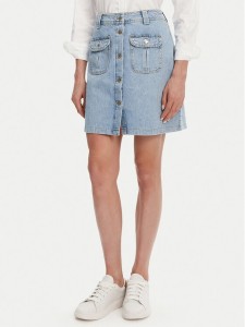 JOOP! Jeans Spódnica jeansowa Rosa 30046659 Niebieski Regular Fit
