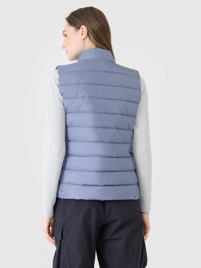 4F Bezrękawnik puchowy z wypełnieniem syntetycznym damski - granatowy XS