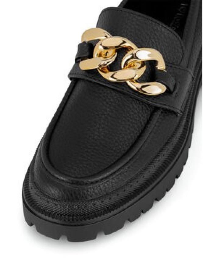 DeeZee Loafersy 23038T259 Czarny