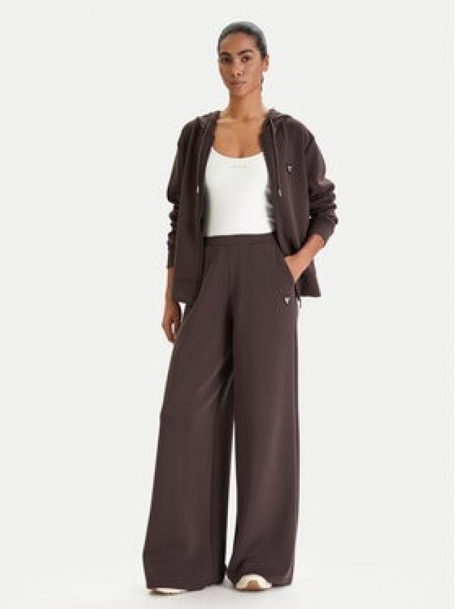 Guess Bluza V4YQ06 KCAY2 Brązowy Regular Fit