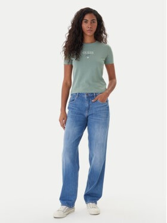 Guess Jeans Jeansy W5YA0I D0022 Niebieski Boyfriend Fit